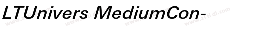 LTUnivers MediumCon字体转换